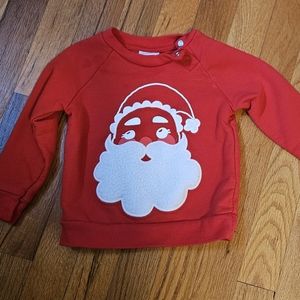 18 month pull over Santa sweater